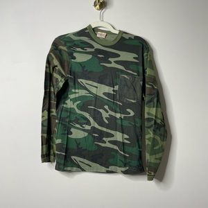 Sportsman's Choice Green Long Sleeve Camo Shirt Small